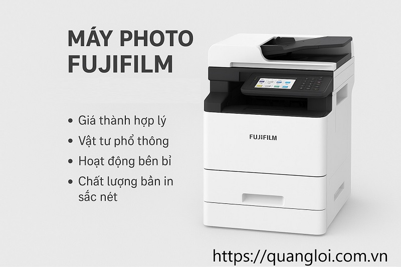 Ưu điểm vượt trội của dòng máy photocopy Fujifilm